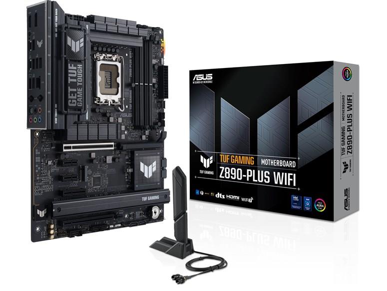 Mainboard ASUS Intel Z890 LGA1851 ATX Memory DDR5 Memory slots 4 2xPCI-Express 4 0 1x 1xPCI-Express 4 0 4x  1xPCI-Express 4 0 16x 1xPCI-Express 5 0 16x 4xM 2 1xHDMI 1xDisplayPort 3xUSB 3 0 3xUSB 3 1 1xUSB-C 1xUSB-C w Thunderbolt 1xOptical S PDIF 1xRJ45 5xAudio port TUFGAMINGZ890-PLUSWIFI