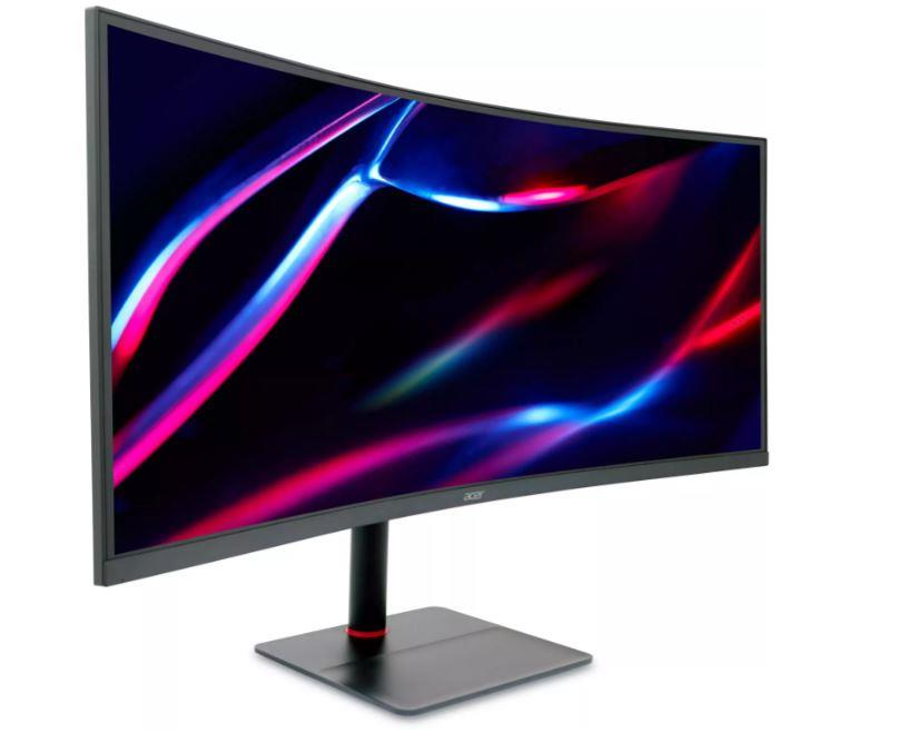 LCD Monitor ACER Nitro XV5 XV345CURVbmiphuzx 34   Gaming Curved 21   9 Panel VA 3440x1440 21 9 165Hz Matte 1 ms Speakers Swivel Height adjustable Tilt UM CX5EE V01