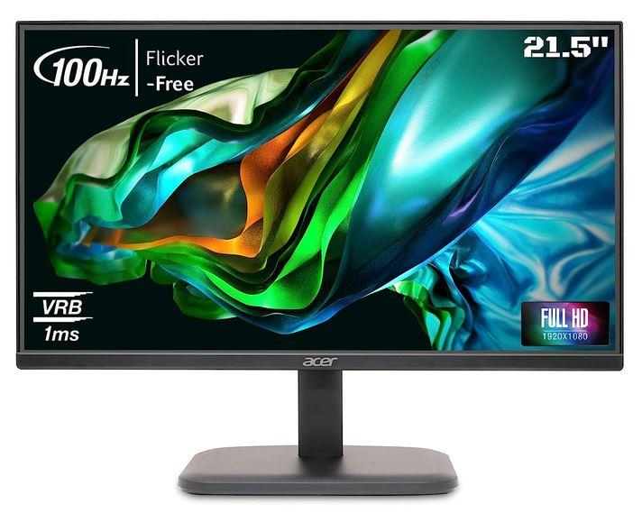 LCD Monitor ACER UM WE1EE 301 21 5   Panel IPS 1920x1080 100Hz Matte 1 ms Tilt Colour Black UM WE1EE 301