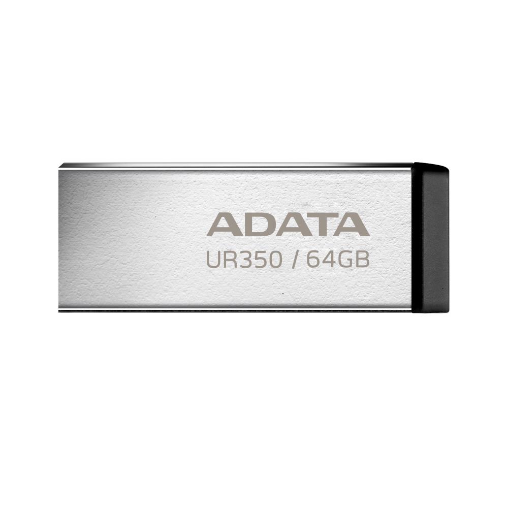 MEMORY DRIVE FLASH USB3 2 64GB BLACK UR350-64G-RSR BK ADATA
