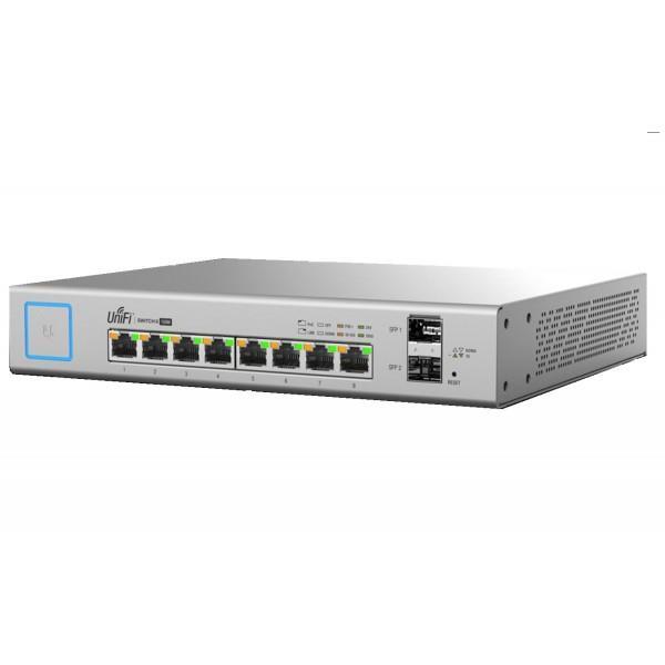 NET SWITCH 8PORT 1000M 2SFP UNIFI US-8-150W UBIQUITI
