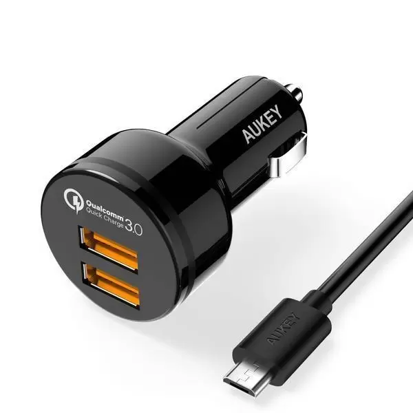 MOBILE CHARGER CAR CC-T8 2PORT USA82824A AUKEY