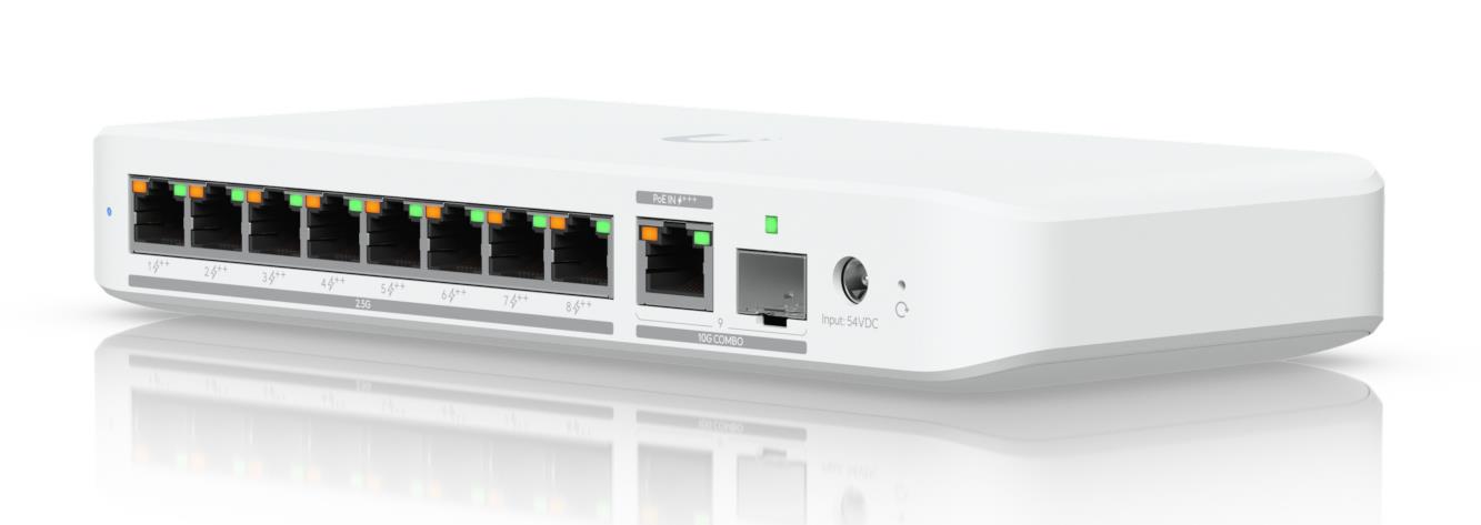 Switch UBIQUITI USW-FLEX-2 5G-8-POE Desktop pedestal 8x2 5GbE 8 USW-FLEX-2 5G-8-POE
