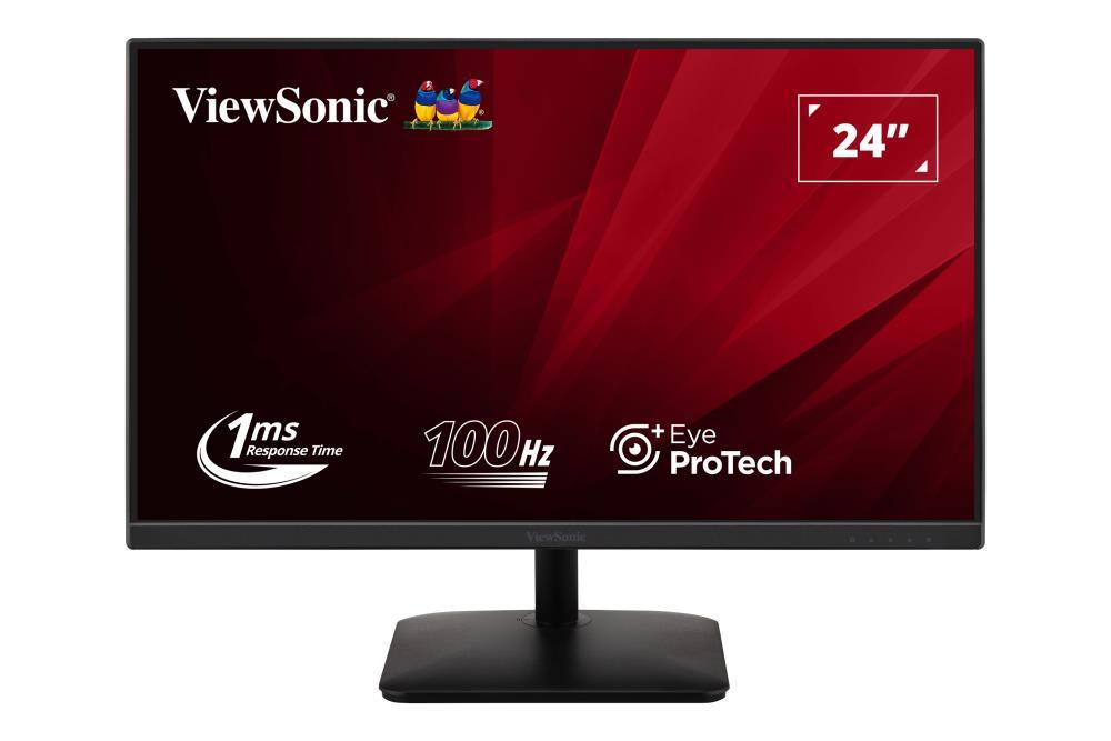 LCD Monitor VIEWSONIC VA2408-MHDB 23 8   Panel IPS 1920x1080 16 9 100Hz Matte 1 ms Speakers Tilt Colour Black VA2408-MHDB