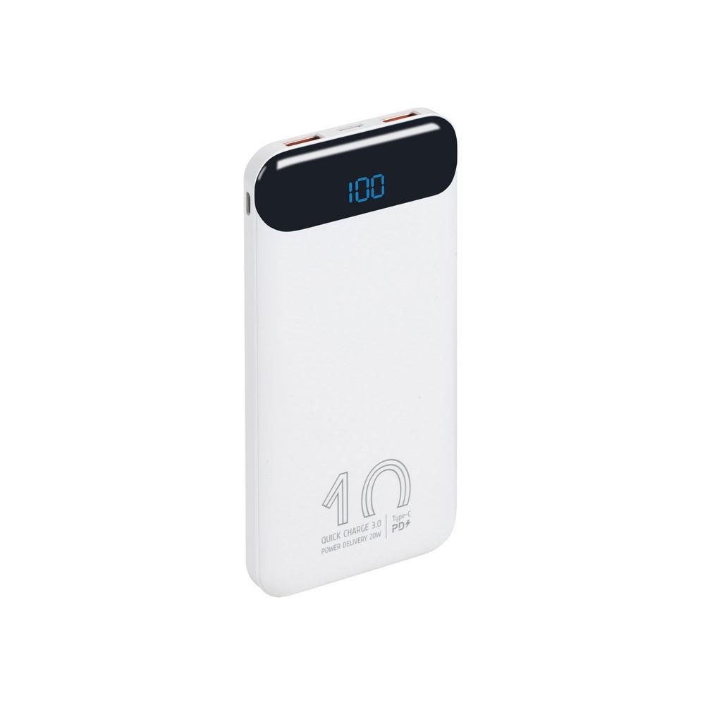 POWER BANK USB 10000MAH VA2540 WHITE RIVACASE