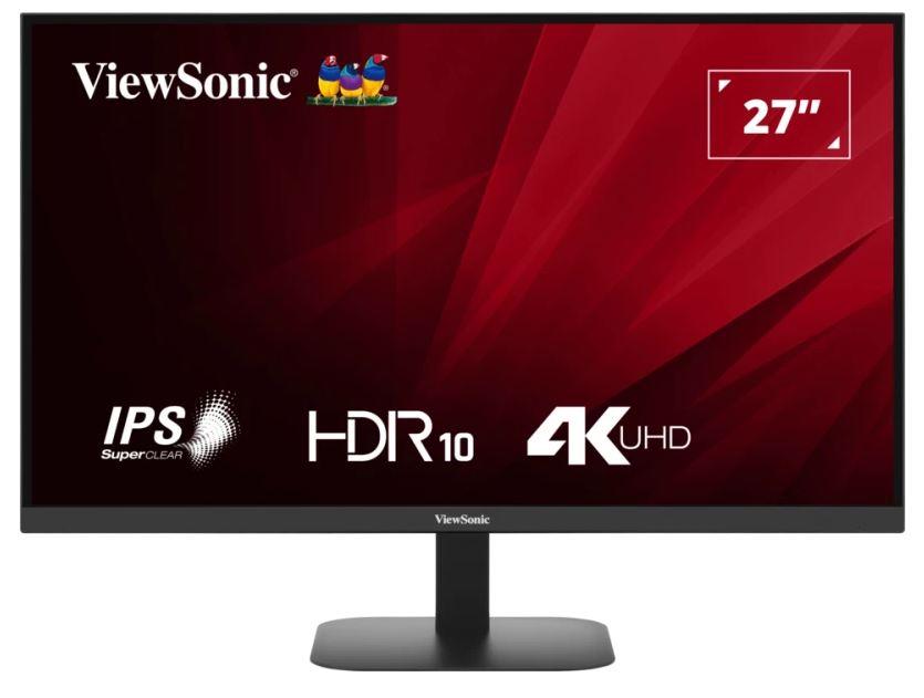 LCD Monitor VIEWSONIC VA2708-4K-HD 27   Panel IPS 3840x2160 16 9 60 Hz Matte 4 ms Tilt Colour Black VA2708-4K-HD
