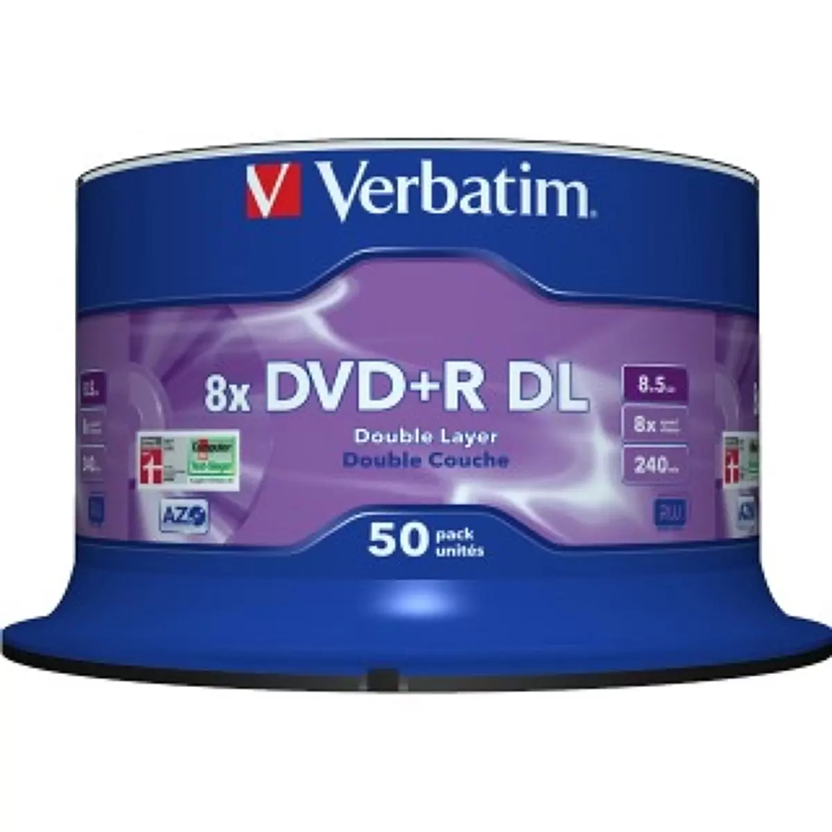 VERBATIM 43758 DVD+R DL Verbatimspind