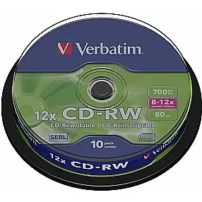 VERBATIM CD-RW DLP 700MB 12X