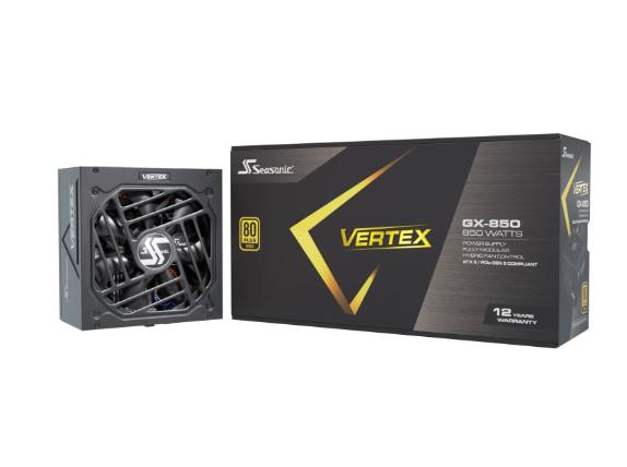 Power Supply SEASONIC VERTEX GX 850 Watts Efficiency 80 PLUS GOLD MTBF 100000 hours VERTEXGX-850