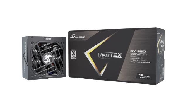 Power Supply SEASONIC VERTEX PX 850 Watts Efficiency 80 PLUS PLATINIUM MTBF 100000 hours VERTEXPX-850