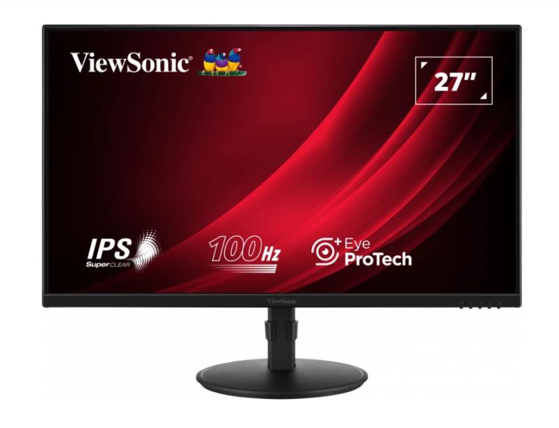 LCD Monitor VIEWSONIC VG2708A 27   Business Panel IPS 1920x1080 16 9 100 Hz 5 ms Swivel Pivot Height adjustable Tilt Colour Black VG2708A