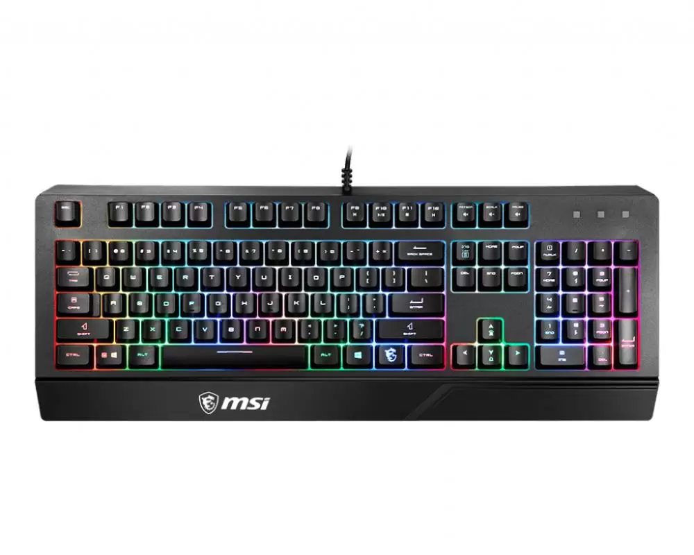 KEYBOARD GAMING BLACK US VIGOR GK20 US MSI