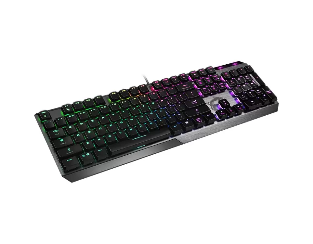 KEYBOARD GAMING BLACK ENG VIGOR GK50 LOW PROFILE US MSI