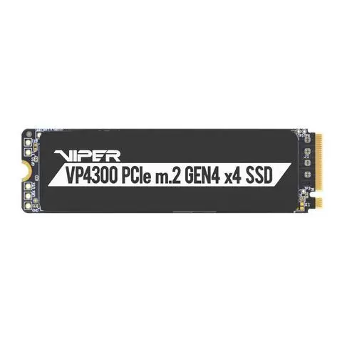 SSD PATRIOT Viper VP4300 1TB M.2 PCIE NVMe Write speed 5800 MBytes sec Read speed 7400 MBytes sec TBW 1000 TB VP4300-1TBM28H