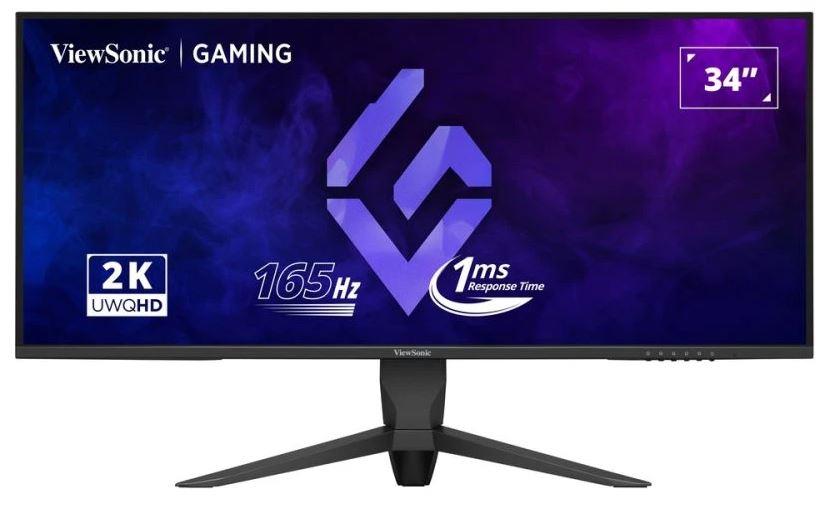 LCD Monitor VIEWSONIC 34   Gaming 21   9 Panel VA 3440x1440 21 9 165 Hz Matte 1 ms Swivel Height adjustable Tilt Colour Black VX3480-2K-PRO