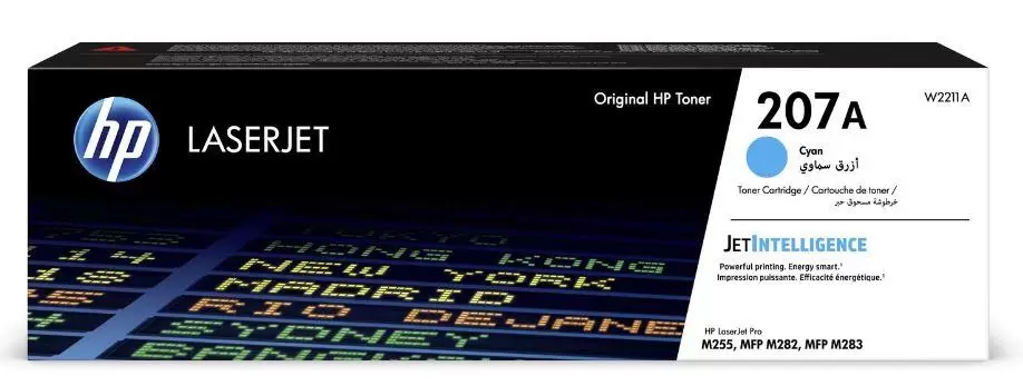 TONER CYAN 207A  M255 M282 1.25K W2211A HP