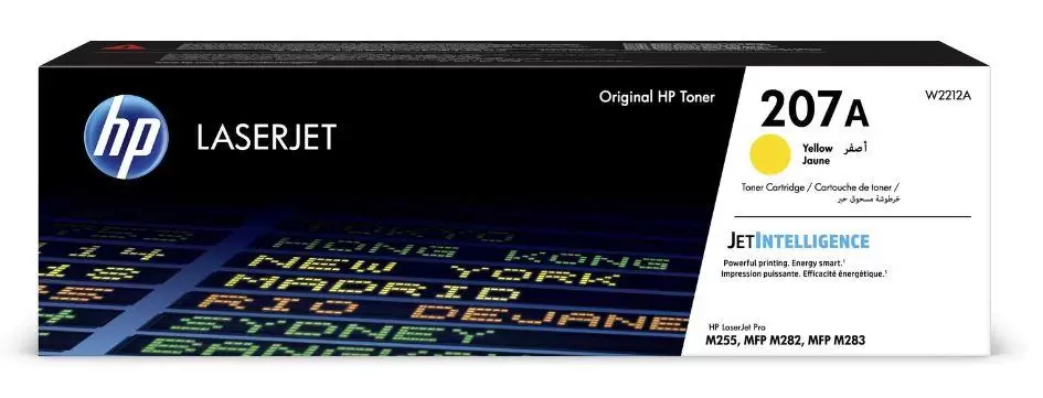 TONER YELLOW 207A  M255 M282 1.25K W2212A HP