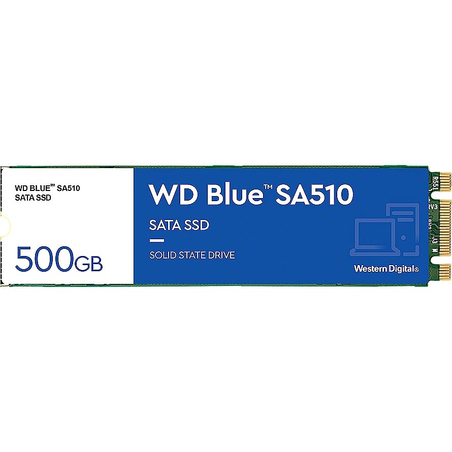 WD Blue SA510 SSD 500GB M 2 SATA III