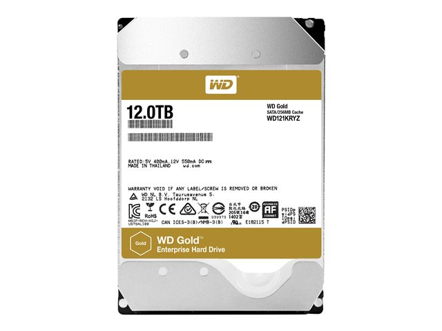 WD Gold 12TB HDD sATA 6Gb s 512e