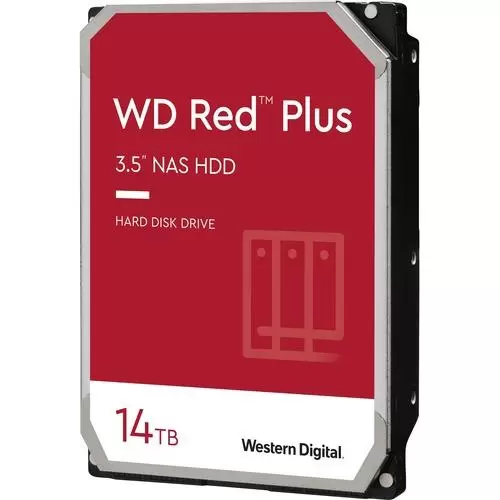 HDD WESTERN DIGITAL Red Plus 14TB SATA 3.0 512 MB 7200 rpm 3,5 