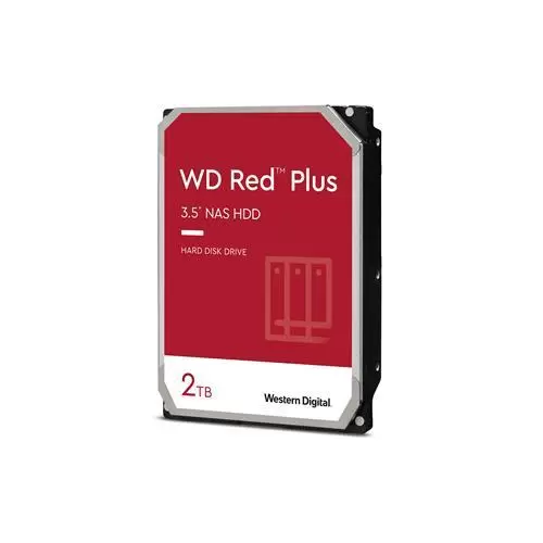 HDD WESTERN DIGITAL Red Plus 2TB SATA 3.0 128 MB 5400 rpm 3,5 
