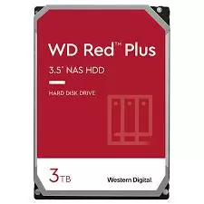 HDD WESTERN DIGITAL Red Plus 3TB SATA 3.0 128 MB 5400 rpm 3,5