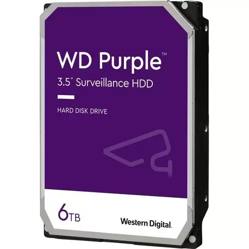 HDD WESTERN DIGITAL Surveillance 6TB SATA 256 MB 5400 rpm 3,5