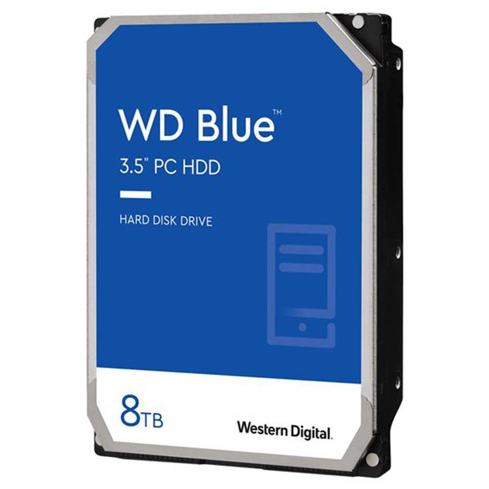 HDD WESTERN DIGITAL Blue 8TB SATA 128 MB 5640 rpm 3,5