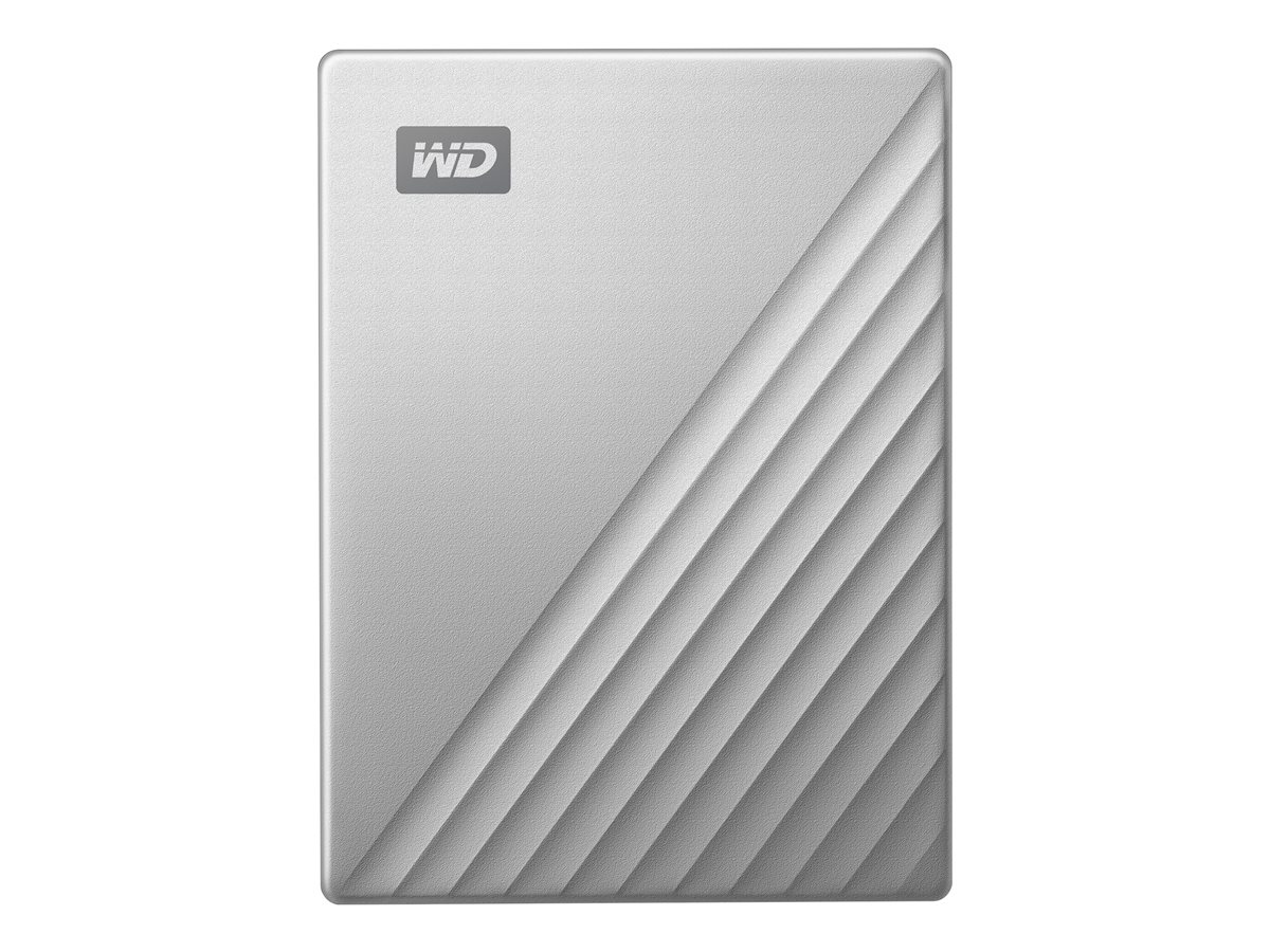 External HDD WESTERN DIGITAL My Passport Ultra 1TB USB 3.0 USB-C Colour Silver WDBC3C0010BSL-WESN