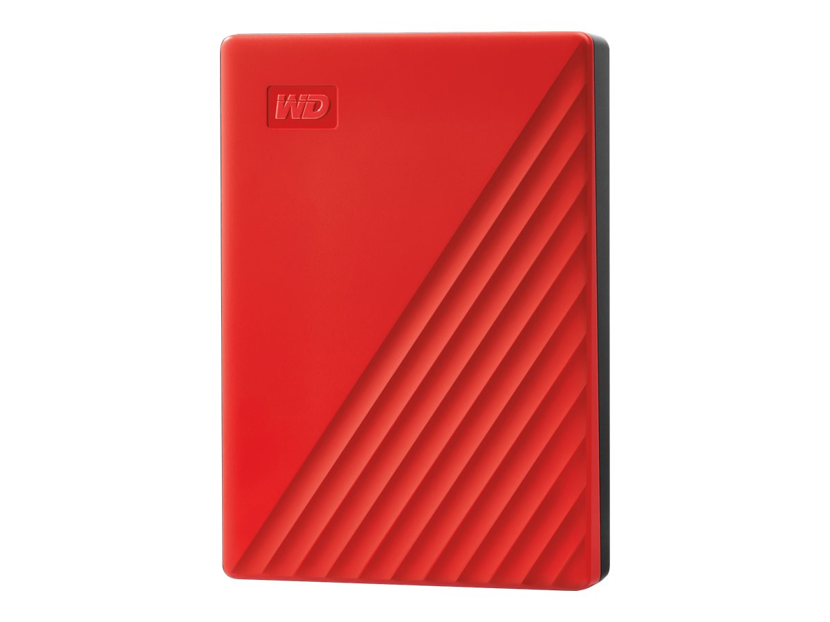 WD My Passport 4TB portable HDD Red