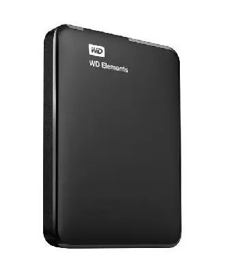 External HDD WESTERN DIGITAL Elements Portable 1TB USB 3 0 Colour Black WDBUZG0010BBK-WESN