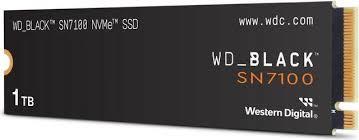 SSD SANDISK Read speed 7250 MB s Write speed 6900 MB s NVMe Yes PCI Express 4 0 M 2 1000 GB POWERED BY SANDISK Black SN7100 WDS100T4X0E