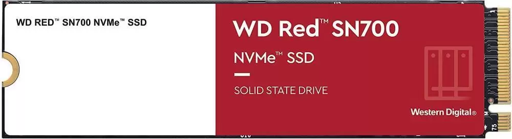 SSD WESTERN DIGITAL Red SN700 2TB M 2 PCIE NVMe Write speed 2900 MBytes sec Read speed 3400 MBytes sec WDS200T1R0C
