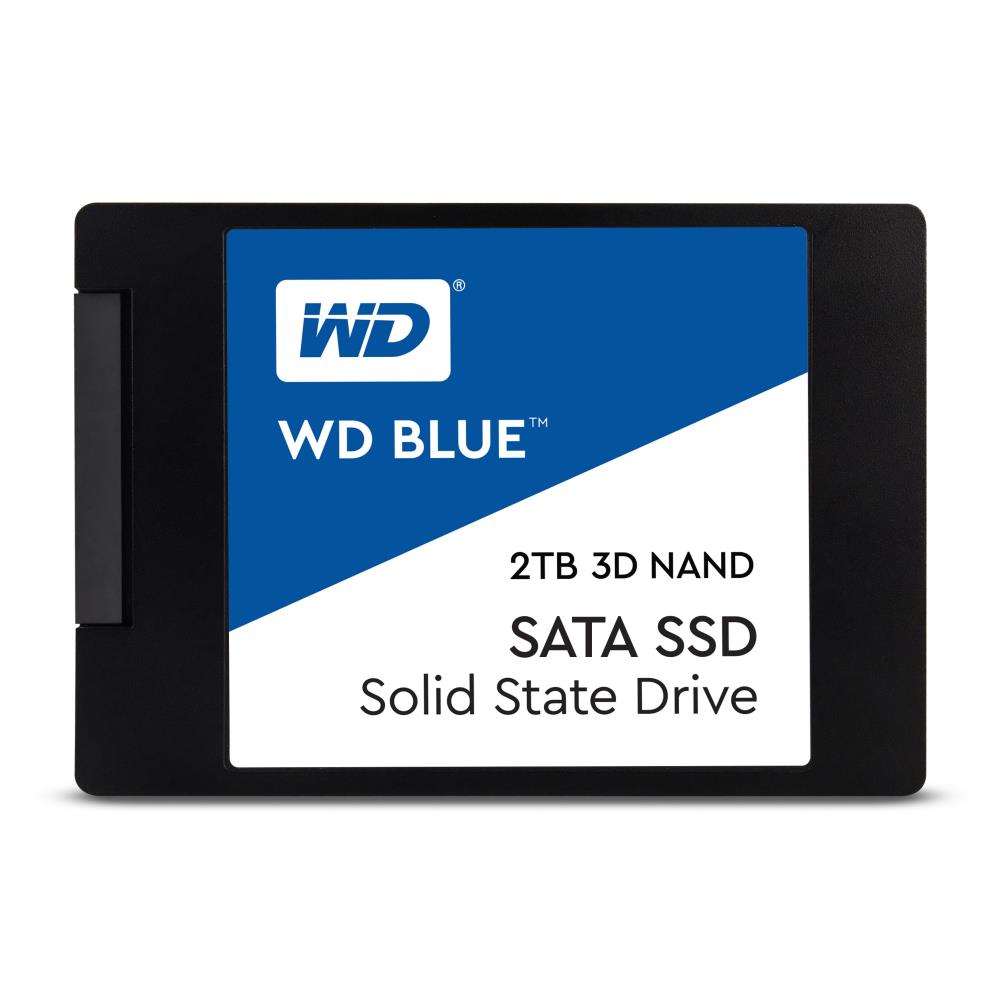 SSD WESTERN DIGITAL Blue 2TB SATA 3.0 TLC Write speed 530 MBytes sec Read speed 560 MBytes sec 2,5