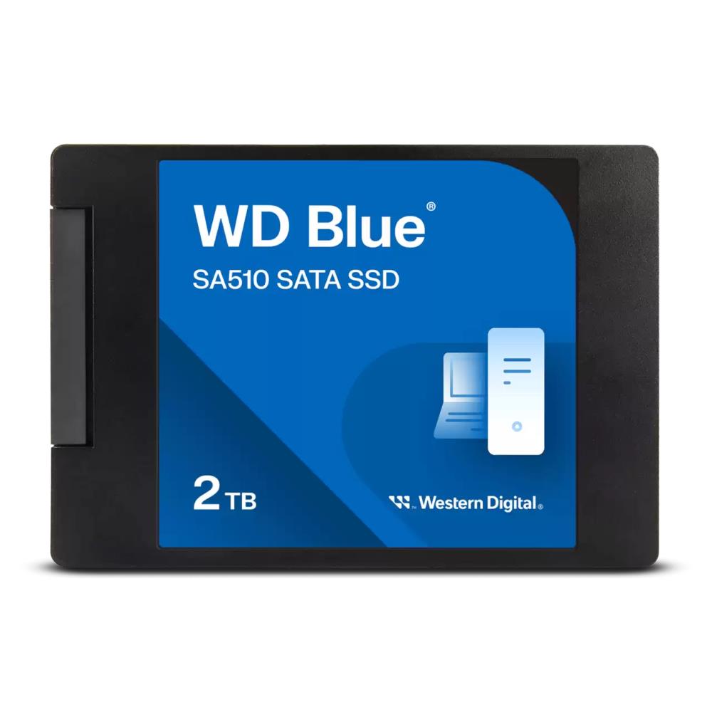 SSD SANDISK Blue SA510 POWERED BY SANDISK 2000 GB Serial ATA III Write speed 520 MB s Read speed 560 MB s 2 5   WDS200T3B0A