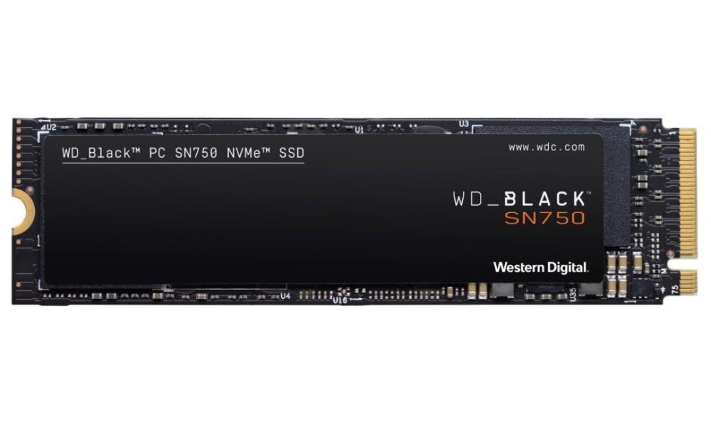 SSD WESTERN DIGITAL Black SN750 250GB M 2 PCIE NVMe Write speed 1600 MBytes sec Read speed 3100 MBytes sec 2 38mm TBW 200 TB MTBF 1750000 hours WDS250G3X0C