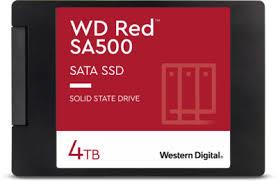 SSD WESTERN DIGITAL Red SA500 4TB SATA 3 0 Write speed 520 MBytes sec Read speed 560 MBytes sec 2 5   TBW 500 TB MTBF 1750000 hours WDS400T2R0A