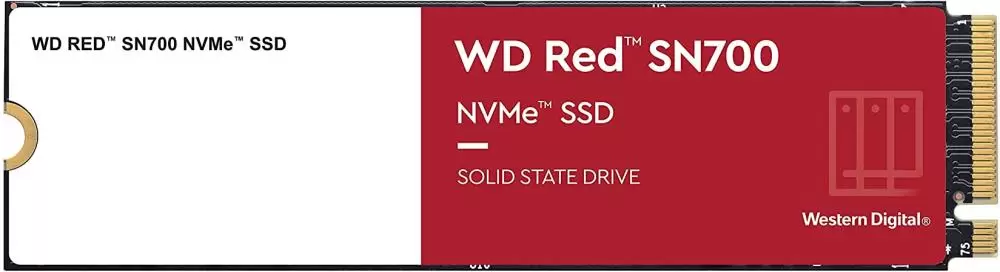 SSD WESTERN DIGITAL Red SN700 500GB M.2 PCIE NVMe Write speed 2600 MBytes sec Read speed 3430 MBytes sec WDS500G1R0C