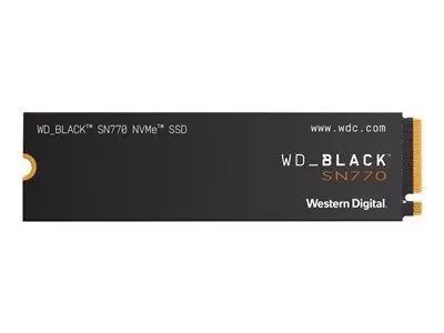 SSD WESTERN DIGITAL Black SN770 500GB M 2 PCIe Gen4 NVMe Write speed 4000 MBytes sec Read speed 5000 MBytes sec WDS500G3X0E