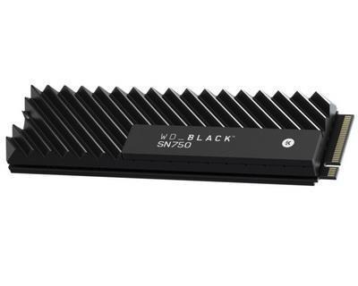 SSD WESTERN DIGITAL Black SN750 500GB M.2 PCIE NVMe Write speed 2600 MBytes sec Read speed 3470 MBytes sec 8.1mm TBW 300 TB MTBF 1750000 hours WDS500G3XHC