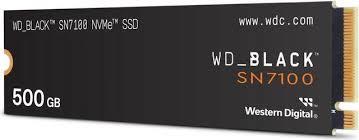 SSD SANDISK Read speed 6800 MB s Write speed 5800 MB s NVMe Yes PCI Express 4 0 M 2 500 GB POWERED BY SANDISK Black SN7100 WDS500G4X0E