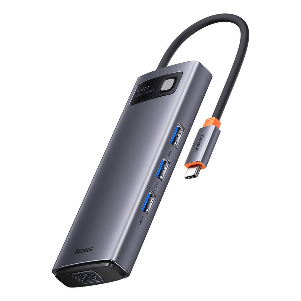 I O HUB USB-C 6IN1 WKWG030013 BASEUS