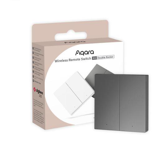 SMART HOME WRL REMOTE SWITCH DOUBLE H1 WRS-R02-G AQARA