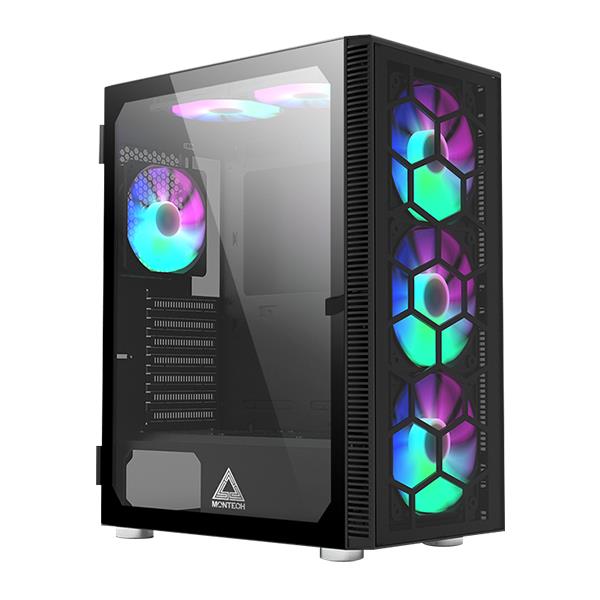 Case MONTECH X3 Glass MidiTower Not included Colour Black X3GLASS B 