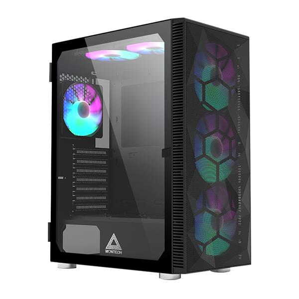 Case MONTECH X3 Mesh MidiTower Not included Colour Black X3MESH B 