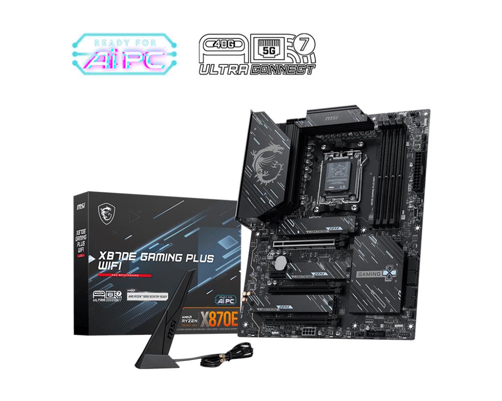 MSI X870E GAMING PLUS WIFI AM5 ATX MB