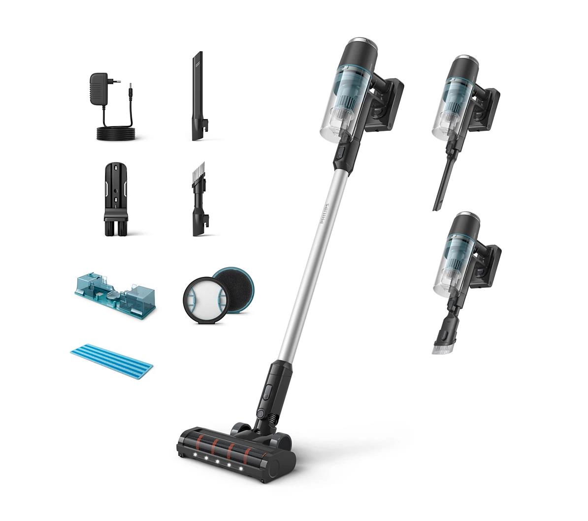Vacuum Cleaner PHILIPS Upright Bagless Noise 80 dB Weight 1 5 kg XC3133 01