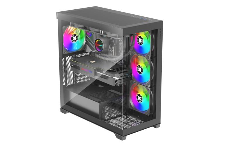Case XILENCE ATX micro ATX Mini-ITX Black Midi Tower PC X818 ARGB