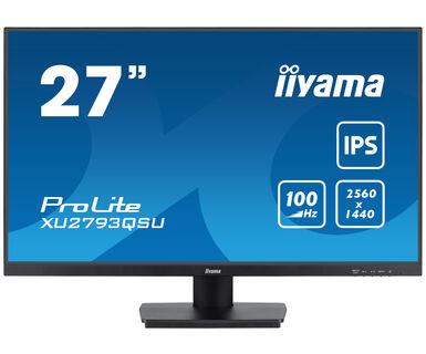 LCD Monitor IIYAMA 27   Business Panel IPS 2560x1440 16 9 100Hz Matte 1 ms Speakers Tilt Colour Black XU2793QSU-B6