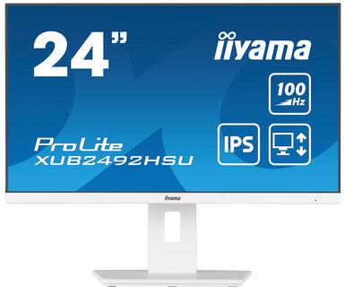 LCD Monitor IIYAMA 23 8   Business Panel IPS 1920x1080 16 9 100Hz Matte 0 4 ms Speakers Swivel Pivot Height adjustable Tilt XUB2492HSU-W6